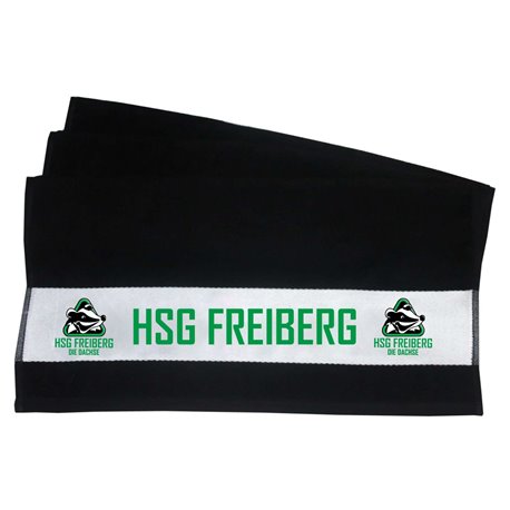 HSG Freiberg Juniordachs Handtuch schwarz